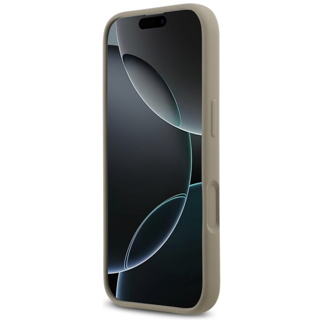 Guess Silicone Big 4G Script Case for iPhone 17 Brown - imagine 5