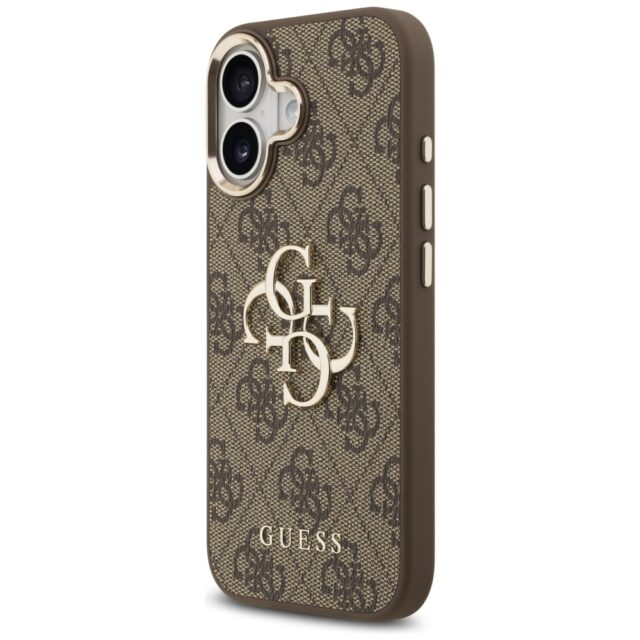Case Guess 4G Big 4G Classic Logo for iPhone 17 brown gold - imagine 2