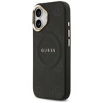 Case Guess Peony Hot Stamp MagSafe for iPhone 17 black - imagine 2