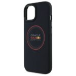Red Bull RBHMP14S24PUILVR iPhone 14 6.1" hardcase navy Leather Red Ring MagSafe - imagine 6