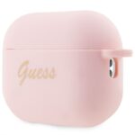Guess GUAP2LSCHSP AirPods Pro 2 (2022/2023) cover pink Silicone Charm Heart Collection - imagine 3