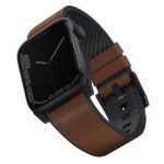 UNIQ Straden Strap Apple Watch Series1-8/SE/SE2/SE3/Ultra1/2/3 42/44/45/49 Leather Hybrid Strapbrown