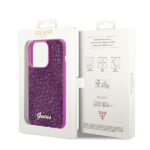 Guess GUHCP14XPMSDGSF iPhone 14 Pro Max 6.7" fuschia hardcase Disco Metal Script - imagine 8