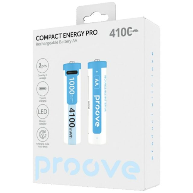 Proove AA Batteries 4100mWh 2pcs white - imagine 2