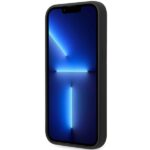 BMW BMHCP14L22SOTK case iPhone 14 Pro 6.1" black Silicone Slanted Sttripes - imagine 5