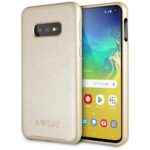 Guess GUHCS10LIGLGO S10e G970 gold hard case Iridescent