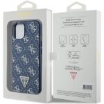Guess GUHCP15MPG4GPB iPhone 15 Plus / 14 Plus 6.7" blue hardcase 4G Triangle Metal Logo - imagine 8