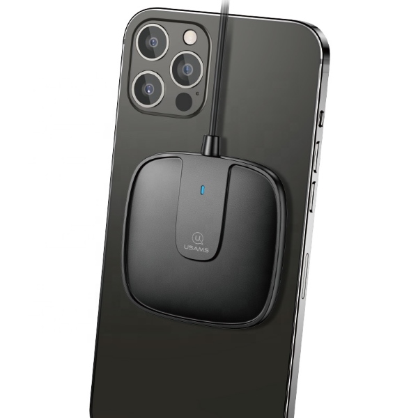 cps-413d40c20005f85b18b76eb50378bfaf-2025-12-07-08-46-44 USAMS Inductive Charger US-CD153 magnetic 15W iPhone 12 series black CD153DZ01 - imagine 1