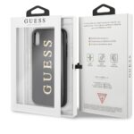 Guess GUHCI61TGGGBK iPhone Xr black hard case Classic Double Layer Glitter - imagine 7
