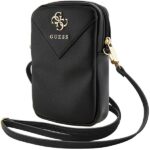 Guess Handbag GUWBZPGSTEGK black Zip Triangle 4G