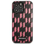 Karl Lagerfeld KLHCP13XMNMP1P iPhone 13 Pro Max 6,7" hardcase pink Monogram Plaque - imagine 3