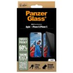 PanzerGlass Privacy Screen ProtectoriPhone 16 / 15 6.1" Ultra-Wide Fit P2861 - imagine 4