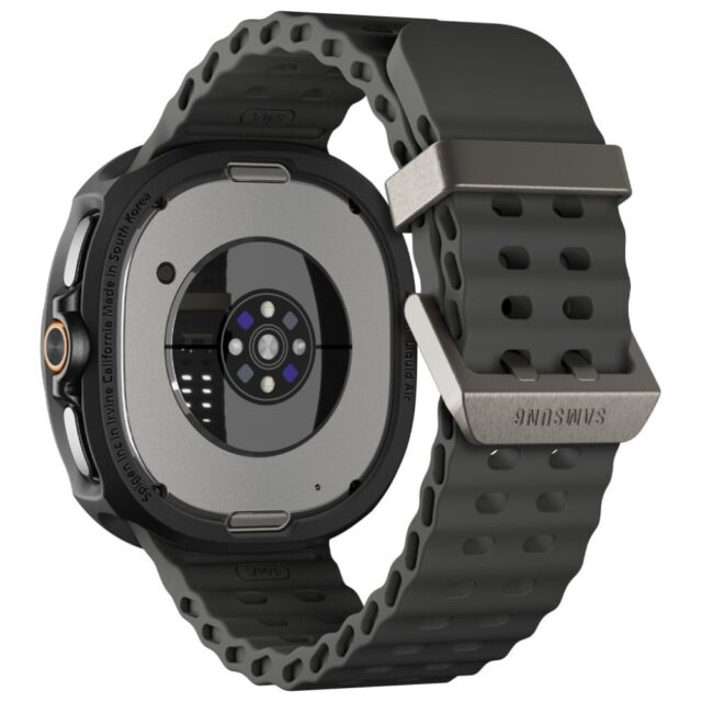 Case Spigen Liquid Air for Samsung Galaxy Watch 8 Classic 46mm black - imagine 3