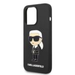 Karl Lagerfeld KLHMP14XSNIKBCK iPhone 14 Pro Max 6,7" hardcase black Silicone Ikonik Magsafe - imagine 6