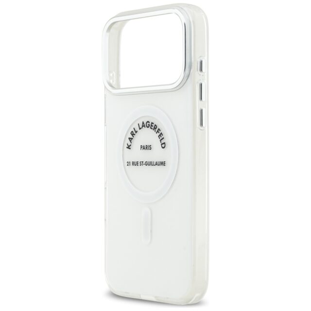 Karl Lagerfeld IML Karl RSG Logo MagSafe Case for iPhone 17 Pro Max Transparent - imagine 6