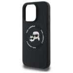 Karl Lagerfeld KLHMP16XSKCHTCK iPhone 16 Pro Max 6.9" black hardcase Silicone Karl&Choupette Heads M - imagine 6