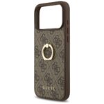 Case Guess 4G Ring Stand for iPhone 17 Pro Max brown - imagine 6