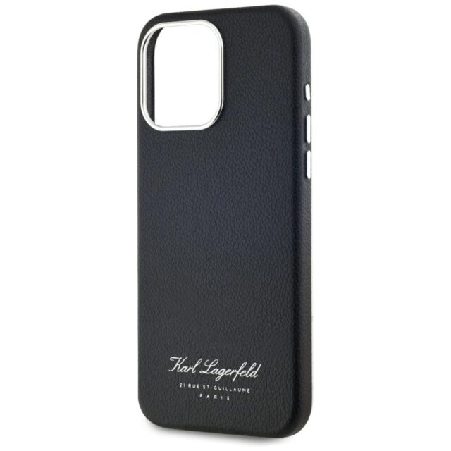 Case Karl Lagerfeld hotel RSG for iPhone 15 Pro black - imagine 6