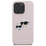 Karl Lagerfeld KLHMP16XSKCHPPLP iPhone 16 Pro Max 6.9" pink hardcase Silicone Double Heads Pri - imagine 3