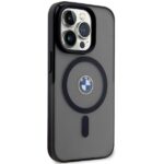 Case BMW BMHMP14LDSLK iPhone 14 Pro 6.1" black hardcase Signature MagSafe - imagine 4