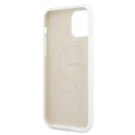 Karl Lagerfeld KLHCN58SLFKWH iPhone 11 Pro hardcase white Silicone Iconic - imagine 4