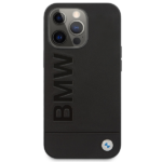BMW BMHMP14LSLLBK iPhone 14 Pro 6,1" black hardcase Signature Logo Imprint Magsafe - imagine 3