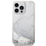 Guess GUHCP14XLCSGSGH iPhone 14 Pro Max 6.7" white hardcase Liquid Glitter Marble - imagine 3