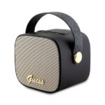 Guess Speaker Bluetooth GUWSB2P4SMK Speaker mini black 4G Leather Script Logo with Strap - imagine 2