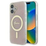 Guess GUHMP16MH4STP iPhone 16 Plus 6.7" pink hardcase IML 4G MagSafe