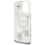 Case Guess Resin Flowers MagSafe for iPhone 16 Pro Max purple - imagine 7
