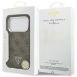 Case Guess 4G Triangle Logo MagSafe for iPhone 17 Pro brown - imagine 8