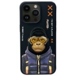 Nimmy case iPhone 15 Pro Max 6.7" black Cool&Cute 2.0 Monkey