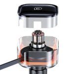 USAMS Car charger with retractable cable 2xUSB-C C41 PD 30W Fast Charge black/black CC220CC01 (US-CC - imagine 2