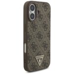 Guess 4G Strap Triangle Logo MagSafe case for iPhone 17 brown - imagine 4