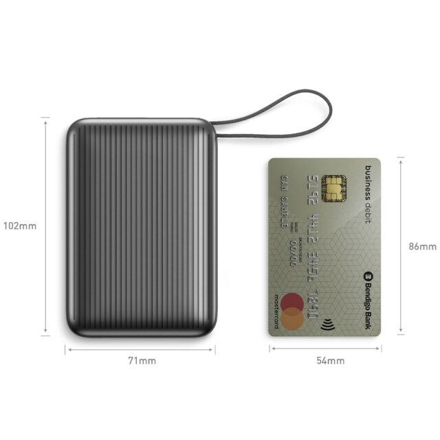 PowerBank Energea Integra Ultra 45       20000mAh cable USB-C PD45W grey - imagine 2