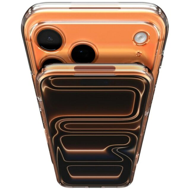 Etui Spigen Ultra Hybrid T Mag MagSafe    do iPhone 17 Pro Max pomarańczowy - imagine 9