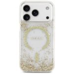 Guess Resin Bottom Glitter MagSafe case for iPhone 17 Pro gold - imagine 3