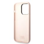 Karl Lagerfeld KLHCP14LSNIKBCP iPhone 14 Pro 6,1" hardcase pink Silicone Ikonik - imagine 7