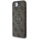 Case Guess 4G Ring Classic Logo MagSafe for iPhone 16e brown - imagine 2