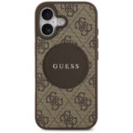 Case Guess 4G Circle Classic Logo        MagSafe for iPhone 17  brown - imagine 3