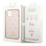 Guess GUHCP14MG4GFPI iPhone 14 Plus / 15 Plus 6.7" pink hard case 4G Metal Gold Logo - imagine 8