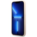 Guess GUHCP13MP4TPP iPhone 13 / 14 / 15 6.1" pink hardcase 4G Triangle Logo Cardslot - imagine 5