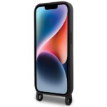 Karl Lagerfeld KLHCP15XSCBSKNK iPhone 15 Pro Max 6.7" hardcase black Crossbody Silicone Ikonik - imagine 4