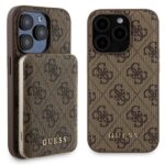 Guess Set GUBPM5P15L4GEMGW iPhone 15 Pro 6.1" hardcase + Powerbank 5000mAh MagSafe brown 4