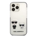 Karl Lagerfeld KLHCP13LTPEKCW iPhone 13 Pro / 13 6,1" hardcase white Karl&Choupette - imagine 3