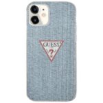 Guess GUHCP12SPCUJULLB iPhone 12 mini 5,4" light blue hardcase Jeans Collection - imagine 3