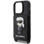 Karl Lagerfeld KLHCP14XCSAKHPKK iPhone 14 Pro Max 6.7" hardcase black Crossbody Saffiano Monog - imagine 6