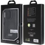 Audi Synthetic Leather MagSafe iPhone 13 Pro / 13 6.1" black hardcase AU-TPUPCMIP13P-GT/D3-BK - imagine 7