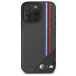 BMW BMHMP16X23PUTRA iPhone 16 Pro Max 6.9" antracite hardcase M Meshed Tricolor Stripes MagSafe - imagine 3
