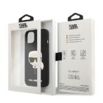 Karl Lagerfeld KLHCP13SSLKHBK iPhone 13 mini 5,4" black hardcase Silicone Karl`s Head - imagine 8